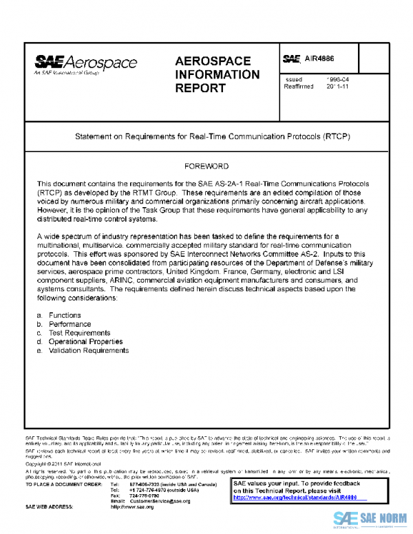SAE AIR4886 PDF