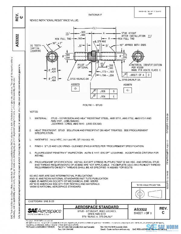 SAE AS3322C PDF