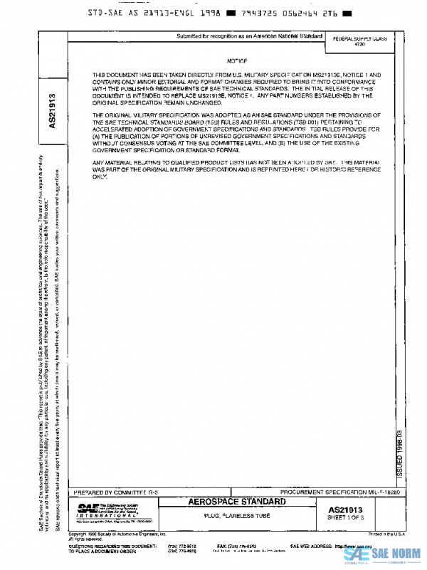SAE AS21913 PDF