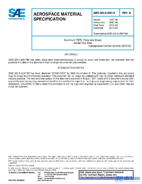 SAE AMSQQA250/18B PDF