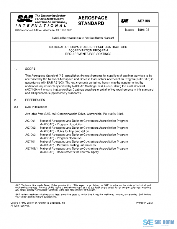 SAE AS7109 PDF
