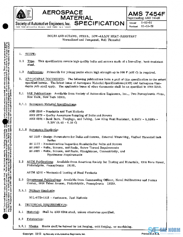 SAE AMS7454F PDF SAE AMS7454F PDF