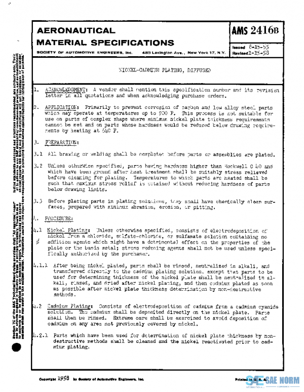 SAE AMS2416B PDF SAE AMS2416B PDF
