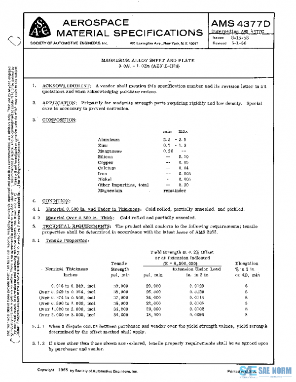SAE AMS4377D PDF SAE AMS4377D PDF