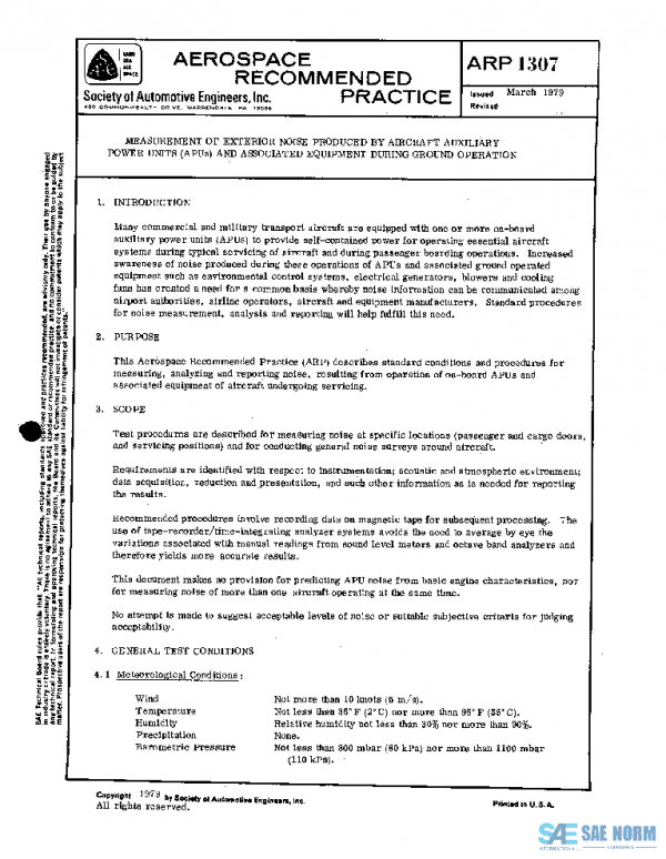 SAE ARP1307 PDF