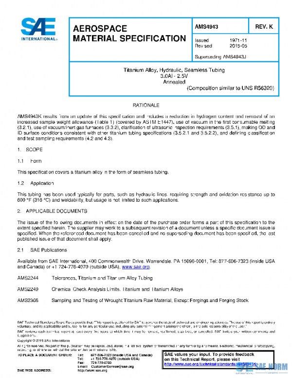 SAE AMS4943K PDF