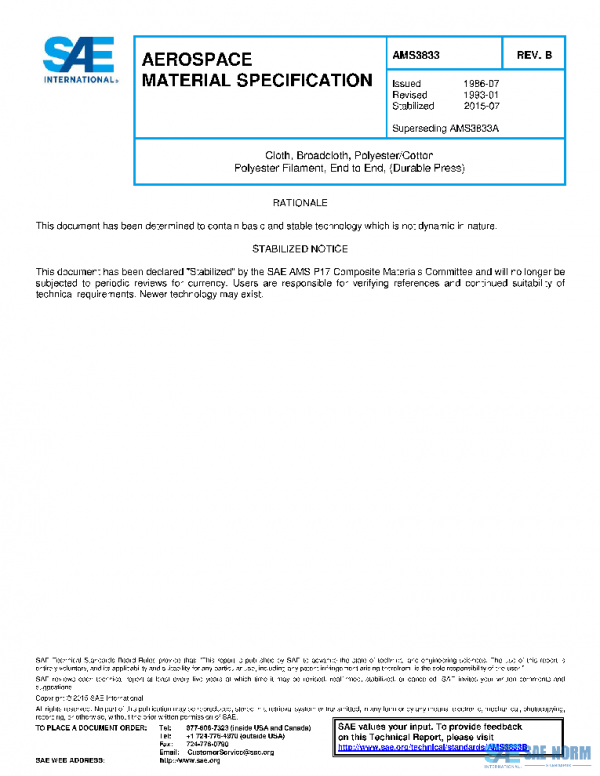 SAE AMS3833B PDF