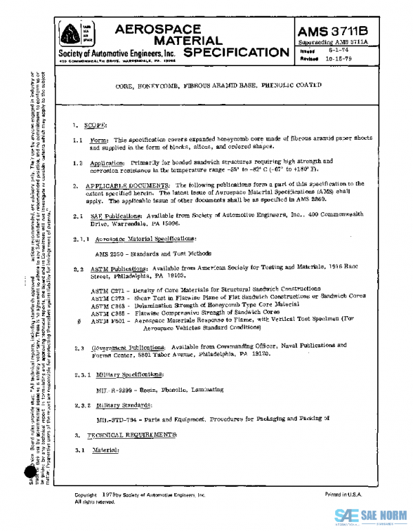 SAE AMS3711B PDF SAE AMS3711B PDF