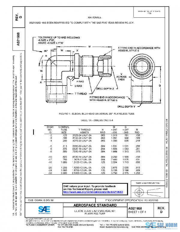SAE AS21908D PDF