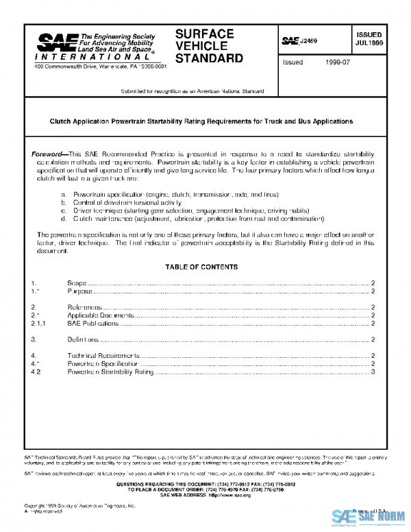 SAE J2469_199907 PDF