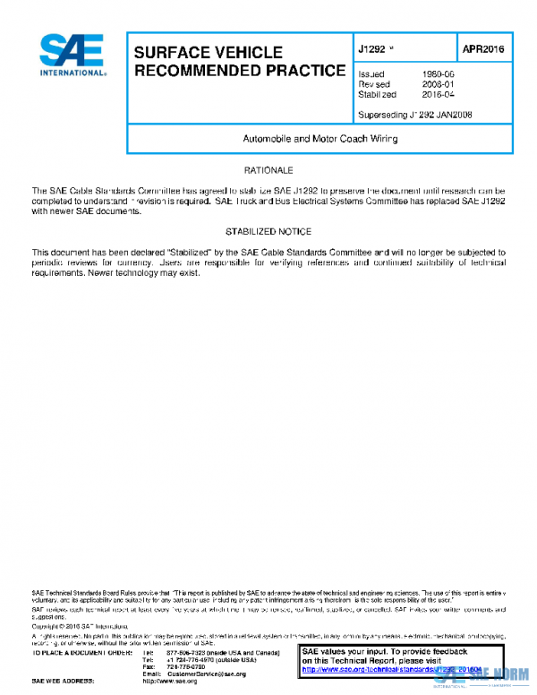 SAE J1292_201604 PDF