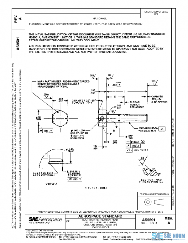SAE AS9501A PDF