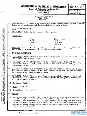 SAE AMS4505C PDF SAE AMS4505C PDF