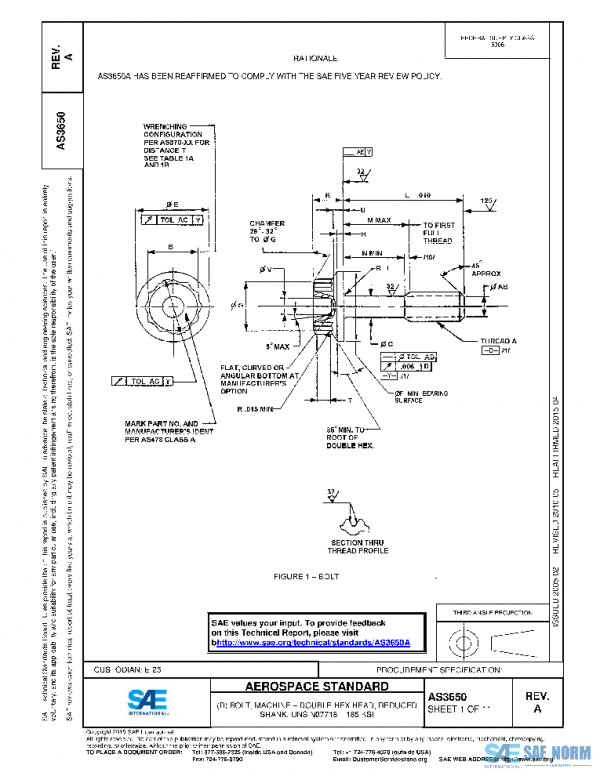 SAE AS3650A PDF SAE AS3650A PDF