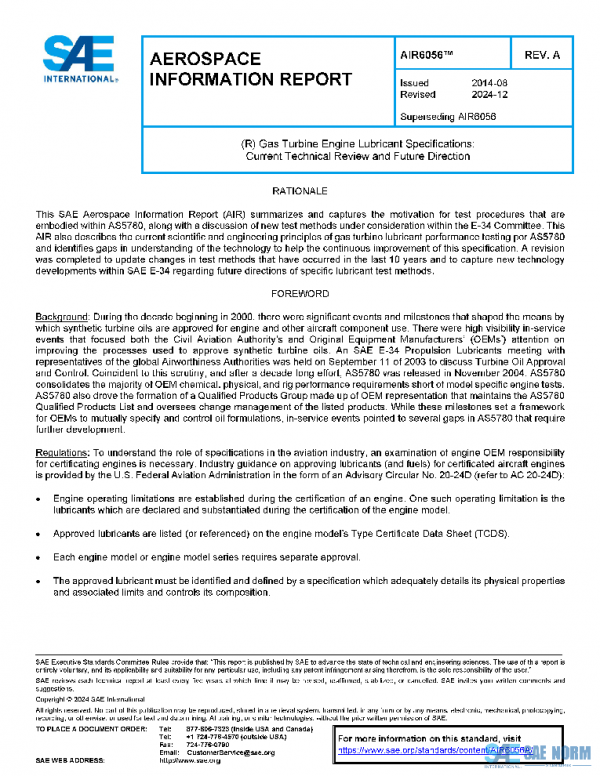 SAE AIR6056A PDF