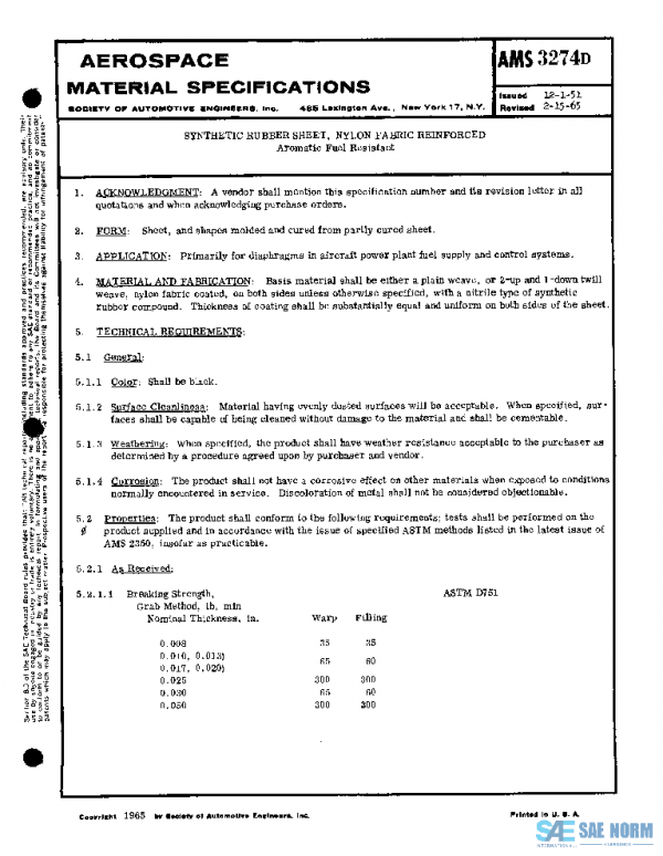 SAE AMS3274D PDF SAE AMS3274D PDF