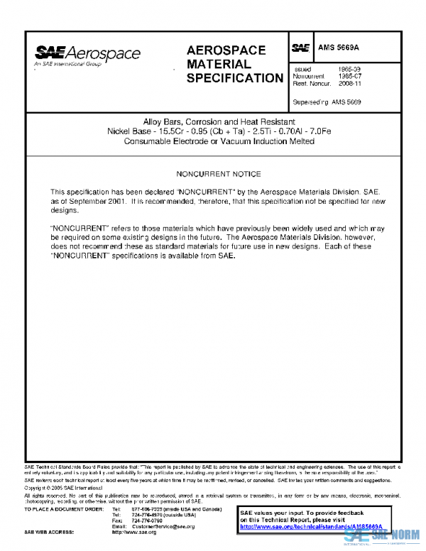SAE AMS5669A PDF