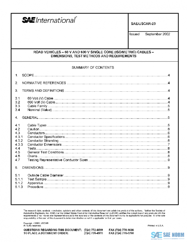 SAE USCAR23 PDF