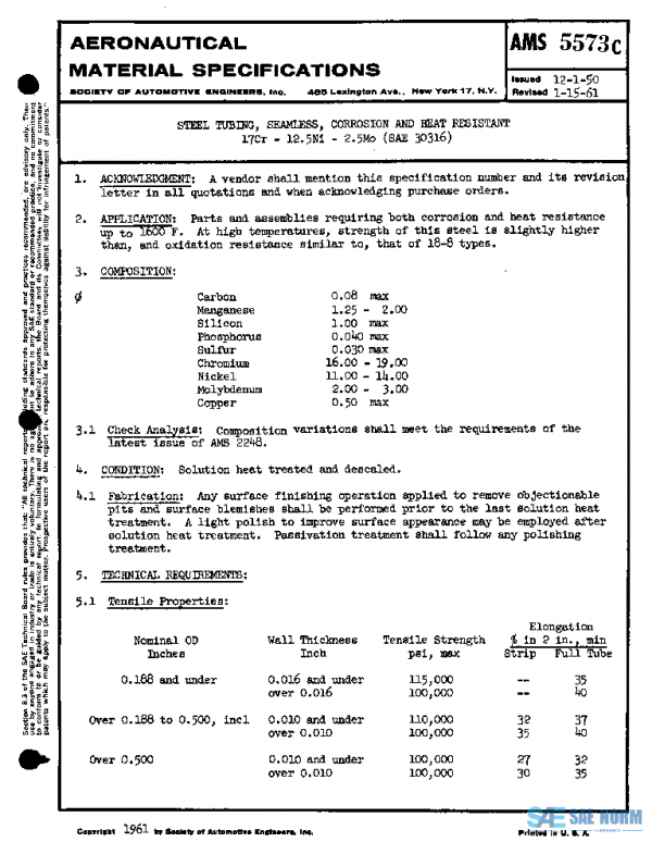 SAE AMS5573C PDF SAE AMS5573C PDF