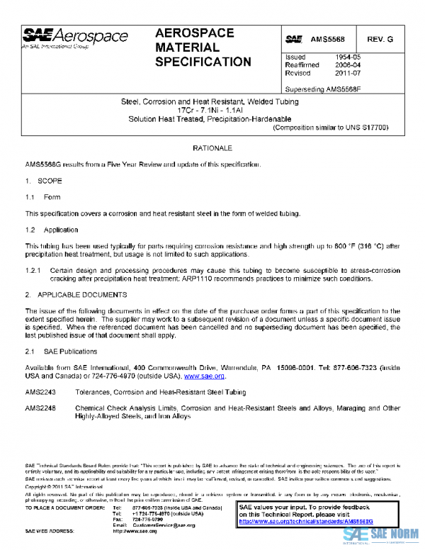 SAE AMS5568G PDF