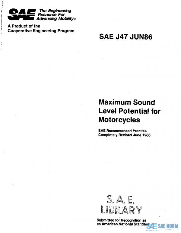 SAE J47_198606 PDF SAE J47_198606 PDF