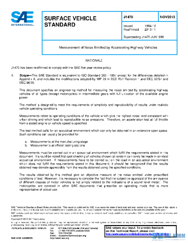SAE J1470_201311 PDF SAE J1470_201311 PDF