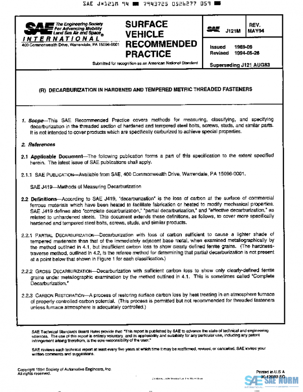 SAE J121M_199405 PDF