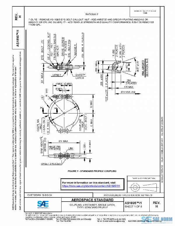 SAE AS1895/1H PDF SAE AS1895/1H PDF