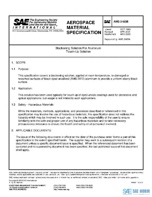 SAE AMS2483B PDF