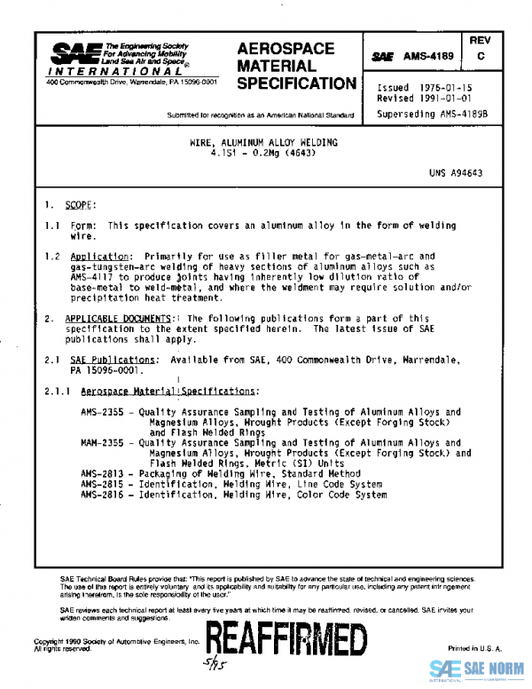 SAE AMS4189C PDF