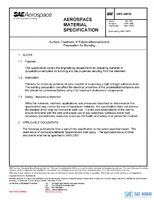 SAE AMS2491D PDF