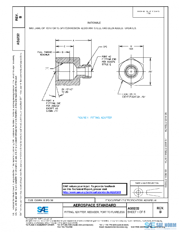 SAE AS5232B PDF SAE AS5232B PDF