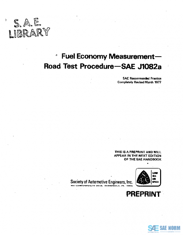 SAE J1082A_197703 PDF