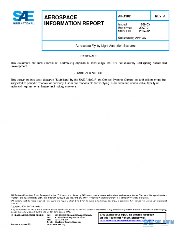 SAE AIR4982A PDF