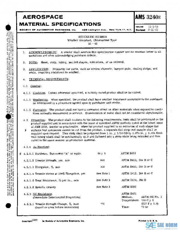 SAE AMS3240E PDF SAE AMS3240E PDF