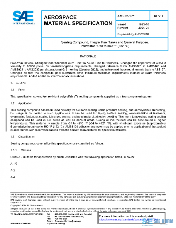 SAE AMS3276H PDF