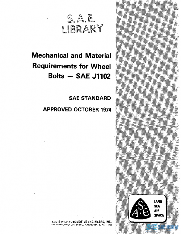 SAE J1102_197410 PDF SAE J1102_197410 PDF