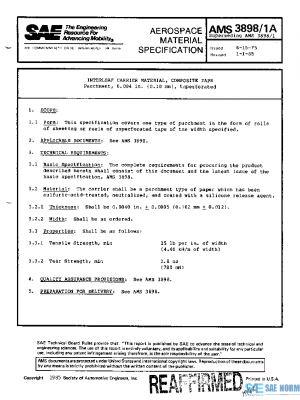 SAE AMS3898/1A PDF