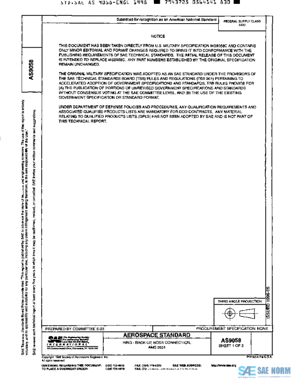 SAE AS9058 PDF