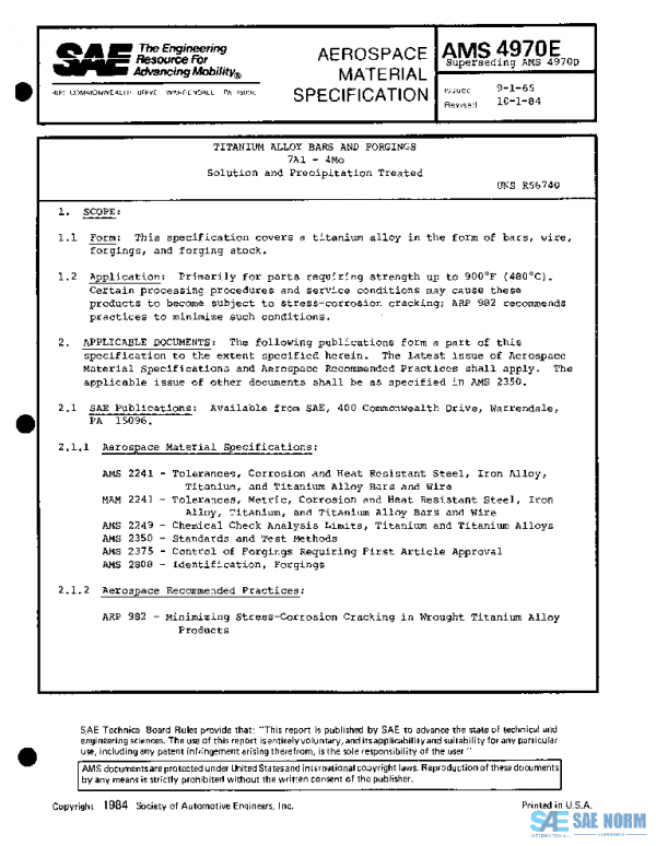 SAE AMS4970E PDF