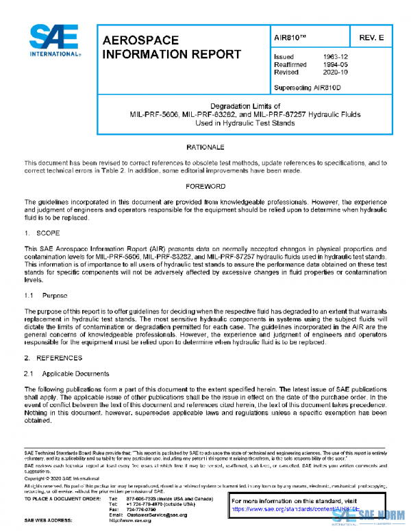 SAE AIR810E PDF SAE AIR810E PDF