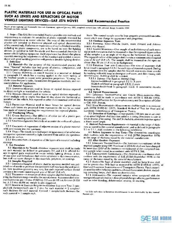 SAE J576_198111 PDF SAE J576_198111 PDF