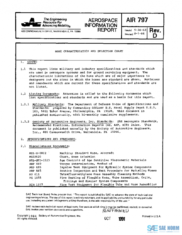 SAE AIR797D PDF