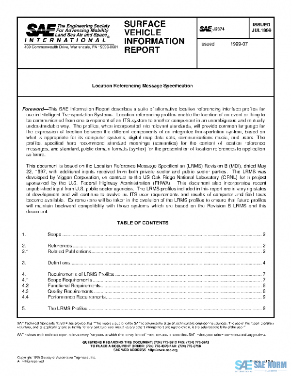 SAE J2374_199907 PDF