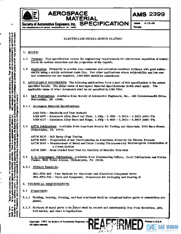 SAE AMS2399 PDF