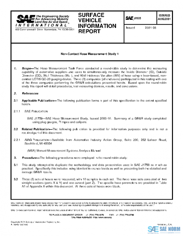 SAE J2605_200108 PDF SAE J2605_200108 PDF