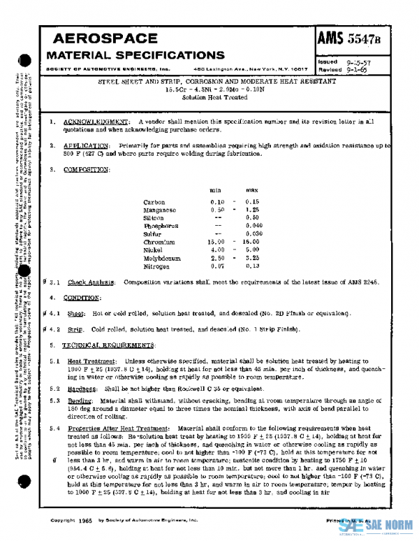 SAE AMS5547B PDF SAE AMS5547B PDF