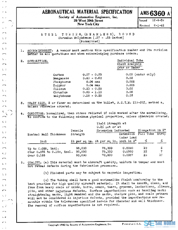 SAE AMS6360A PDF SAE AMS6360A PDF