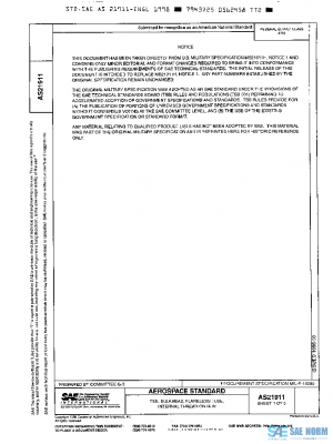 SAE AS21911 PDF