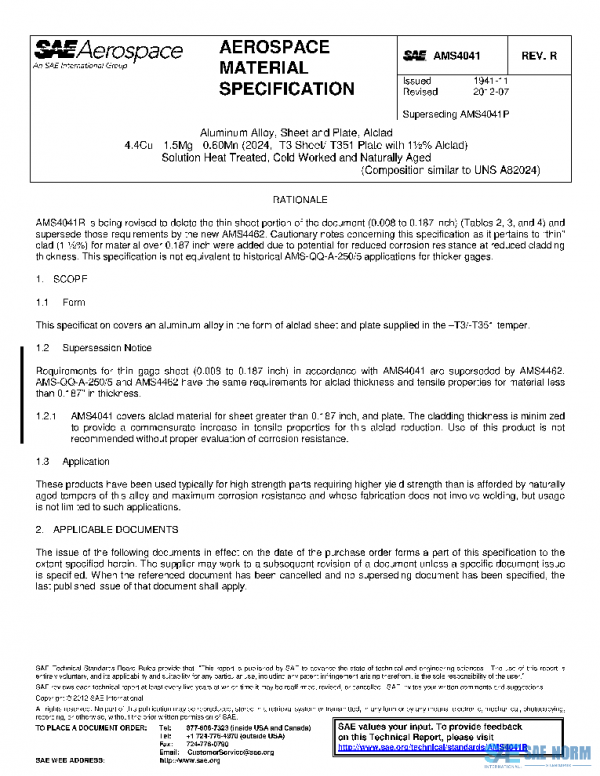 SAE AMS4041R PDF